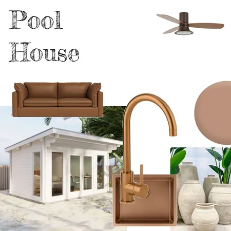 Pool House Interior Design Mood Board by rillottaf@gmail.com on Style Sourcebook