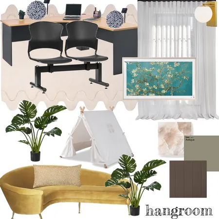 Hangroom Interior Design Mood Board by Khloedesign on Style Sourcebook