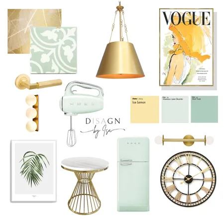 GOLDEN DAYS Interior Design Mood Board by DISAGN BY ISA on Style Sourcebook