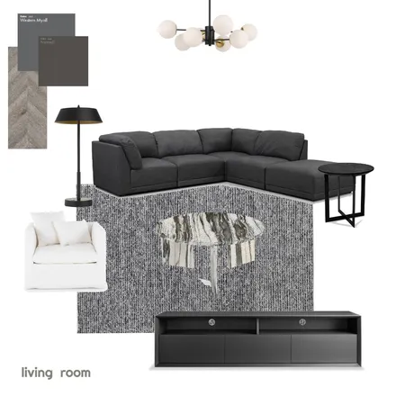 contemporary dark mood Interior Design Mood Board by sara/2002 on Style Sourcebook