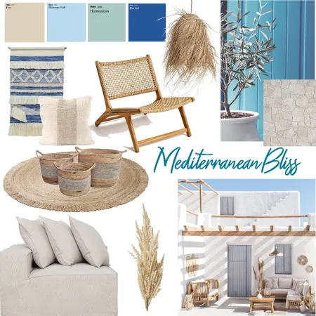 Mediterranean Bliss Interior Design Mood Board by Elena Fatisi on Style Sourcebook