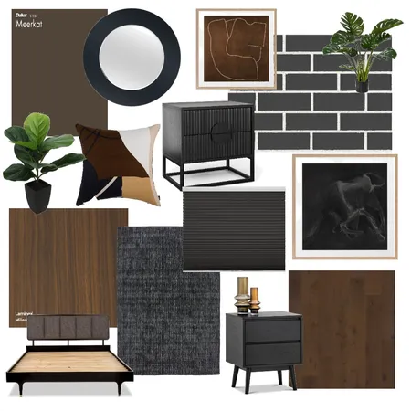 Modern Industrial - Bedroom Interior Design Mood Board by Melanie06 on Style Sourcebook