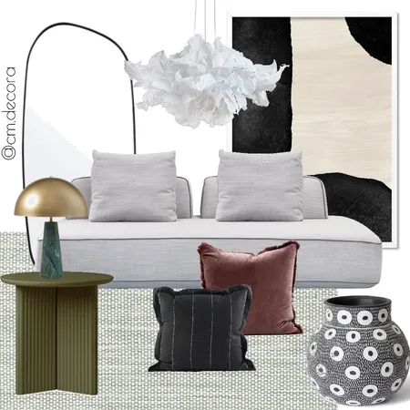 Living room modern by Clisia miro Interior Design Mood Board by Cm decora on Style Sourcebook