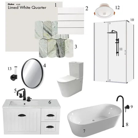 Guest room1 bathroom Interior Design Mood Board by laila elamir on Style Sourcebook