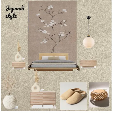 Japandi bedroom Interior Design Mood Board by Sikamazing on Style Sourcebook