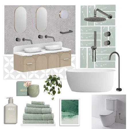 Bathroom Bliss Interior Design Mood Board by Interiors by Mon on Style Sourcebook