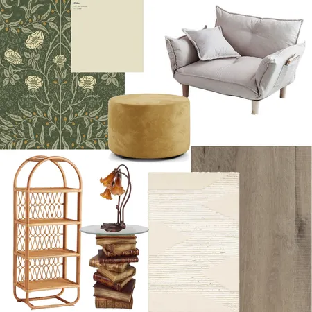 Book Nook Interior Design Mood Board by Syds_Designs on Style Sourcebook