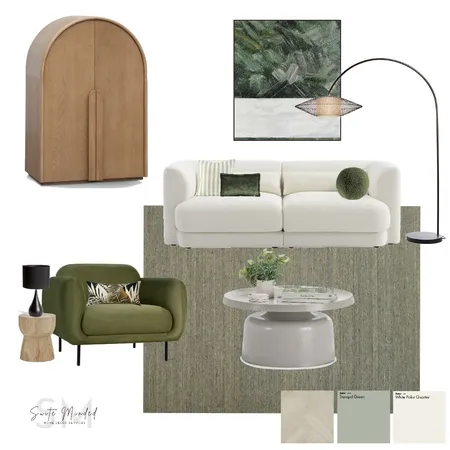 green accents living room Interior Design Mood Board by Suite.Minded on Style Sourcebook