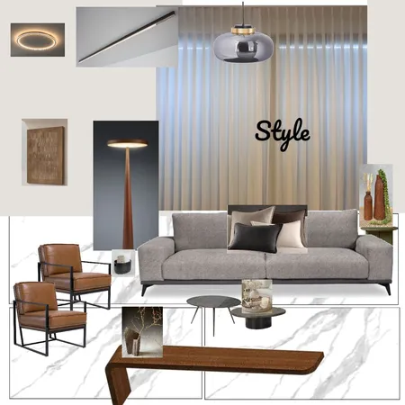 סלון Interior Design Mood Board by sigal.fisham@gmail.com on Style Sourcebook