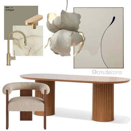 Dinner Interior Design Mood Board by Cm decora on Style Sourcebook