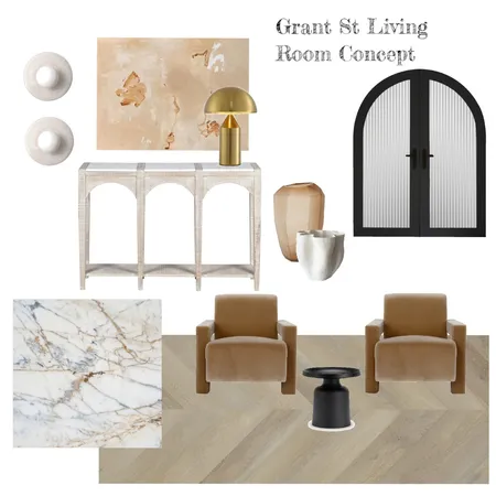 Grant St Living concept Interior Design Mood Board by roundededgestyle on Style Sourcebook