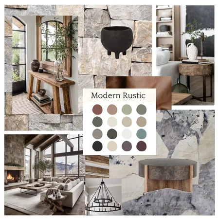 Modern Rustic Interior Design Mood Board by Bender_Studio on Style Sourcebook