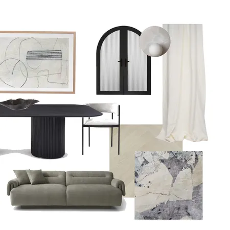 South Brisbane Living/Dining Interior Design Mood Board by Design By G on Style Sourcebook