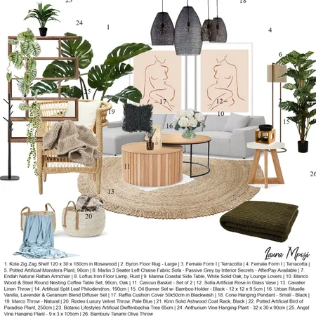Proposed living room design Interior Design Mood Board by Lauralisa on Style Sourcebook
