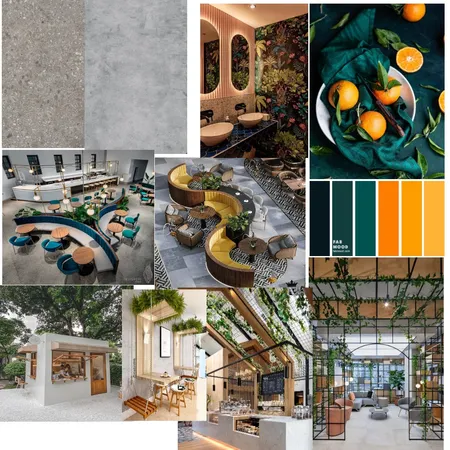 project cafe Interior Design Mood Board by DRAKOULI on Style Sourcebook