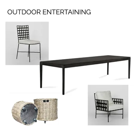 Outdoor Entertaining - Downes Street Interior Design Mood Board by ROSESTTRADINGCO on Style Sourcebook