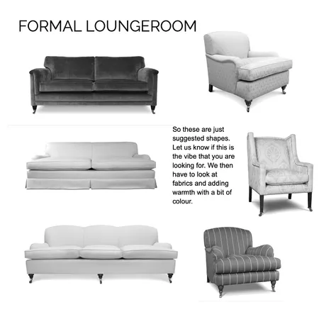 Formal Loungeroom - Downes Street Interior Design Mood Board by ROSESTTRADINGCO on Style Sourcebook