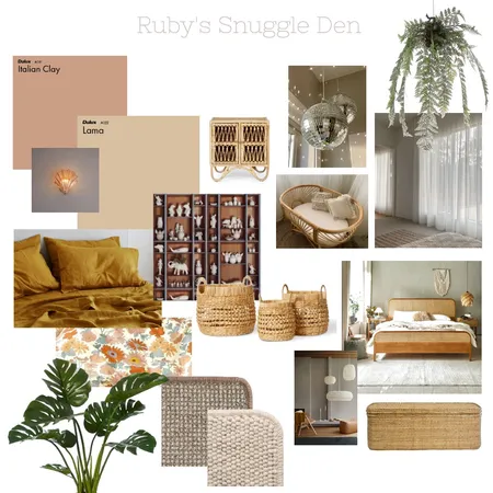 Ruby's Snuggle Den Interior Design Mood Board by Elisenda Interiors on Style Sourcebook