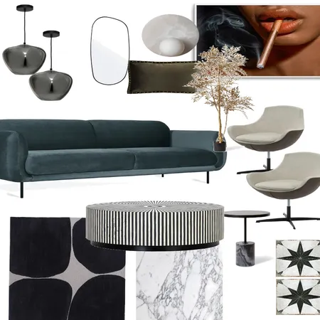 smoky Interior Design Mood Board by tereza on Style Sourcebook