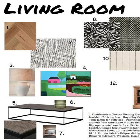 Living Area Interior Design Mood Board by jominnaclancy@gmail.com on Style Sourcebook