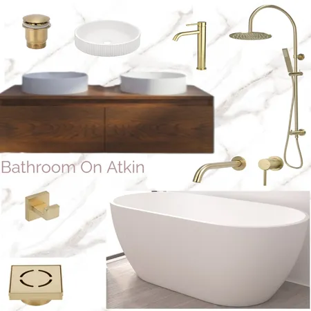 Final Bathroom Mood Board for Mission Bay Renovation Interior Design Mood Board by Natalie Holland on Style Sourcebook