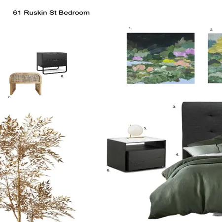 61 Ruskin St Bedroom Interior Design Mood Board by Susan Conterno on Style Sourcebook