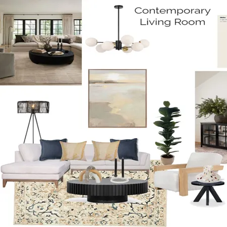 contemporary living room Interior Design Mood Board by RhiHarrah on Style Sourcebook