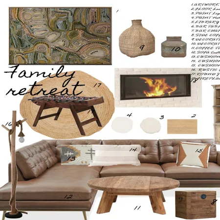 15_Rustic Sample Board_ Manuel Nesta_ Interior Design Mood Board by manu' on Style Sourcebook