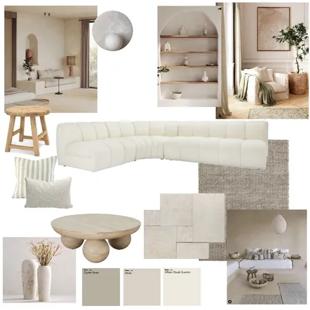 Mediterranean living Interior Design Mood Board by Courtney Hazbic Interiors on Style Sourcebook