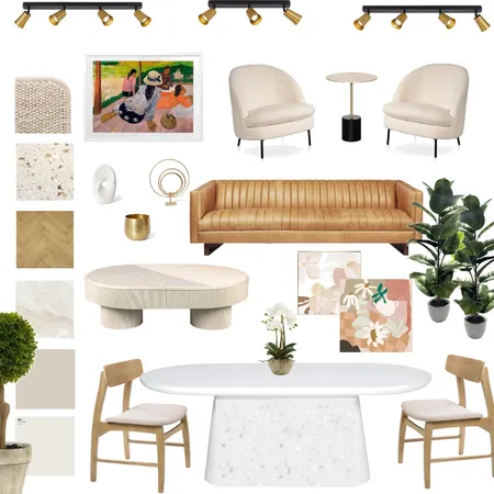 ART LIVING ROOM Interior Design Mood Board by vonvon on Style Sourcebook