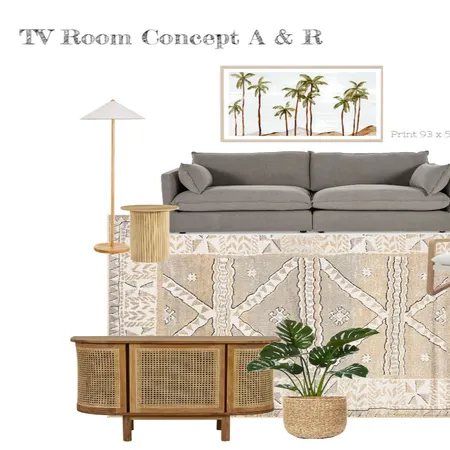 A&R TV Room 2 Interior Design Mood Board by Lisa Crema Interiors and Styling on Style Sourcebook