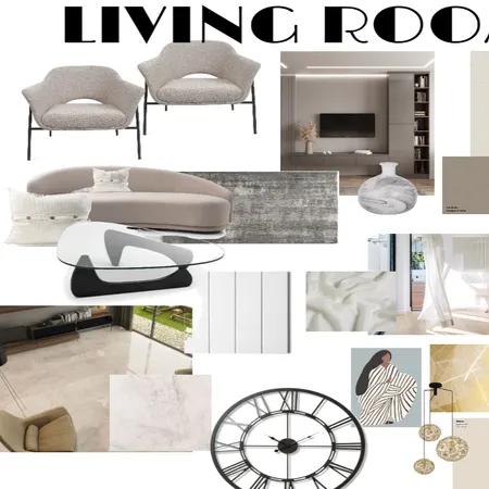 LIVING ROOM SEM2 Interior Design Mood Board by bhoomi on Style Sourcebook