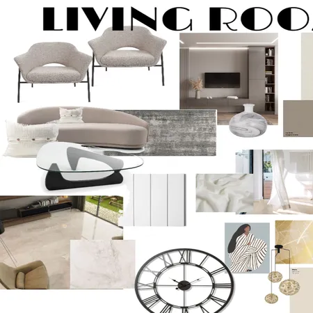 LIVING ROOM SEM2 Interior Design Mood Board by bhoomi on Style Sourcebook