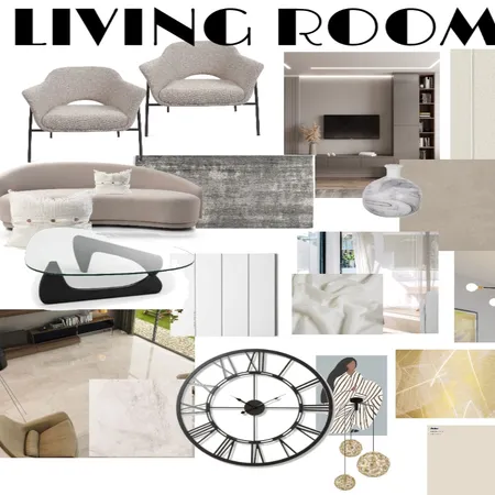 LIVING ROOM SEM2 Interior Design Mood Board by bhoomi on Style Sourcebook