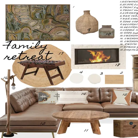 16_Rustic Sample Board_ Manuel Nesta_ Interior Design Mood Board by manu' on Style Sourcebook