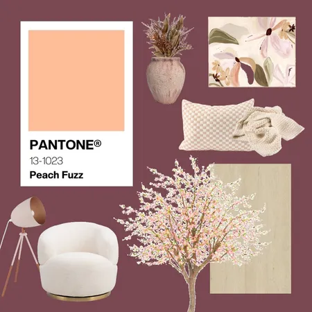 Peach Fuzz Interior Design Mood Board by swhitehill@armstrongflooring.au on Style Sourcebook