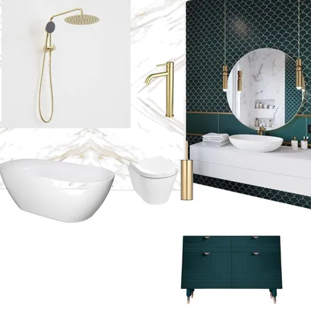 Family Bathroom1 Interior Design Mood Board by olga_shakina@yahoo.com on Style Sourcebook