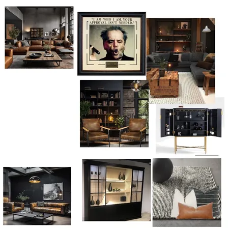 Ken’s office Interior Design Mood Board by TRISTA ZINGER on Style Sourcebook