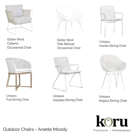 Anette Moody - Outdoor Chairs1 Interior Design Mood Board by bronteskaines on Style Sourcebook