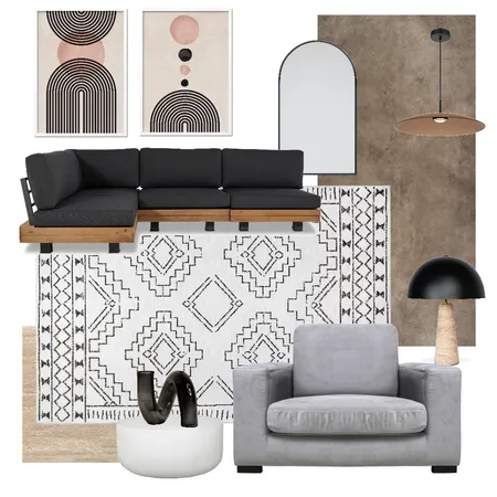 Kindred Leeroy White Interior Design Mood Board by Unitex Rugs on Style Sourcebook