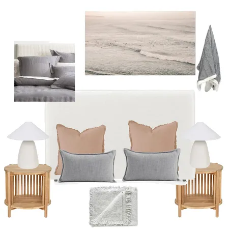 Master bedroom Greenmount pinks greys and blues Interior Design Mood Board by LaraMcc on Style Sourcebook