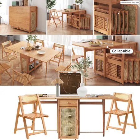 Sabi Dining Room Interior Design Mood Board by Servini Studio on Style Sourcebook