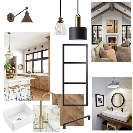 modern Farmhouse Interior Design Mood Board by Lucey Lane Interiors on Style Sourcebook