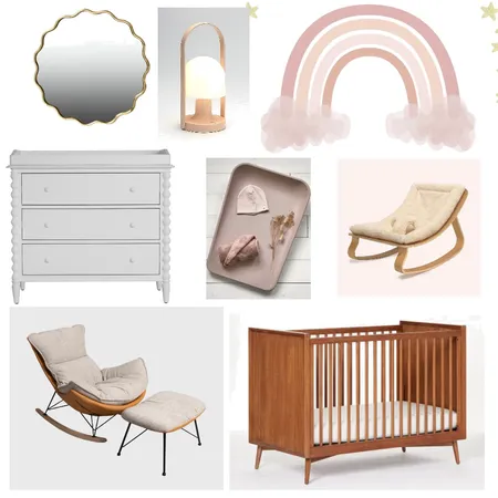 Baby B nursery Interior Design Mood Board by rosebolandmelb on Style Sourcebook