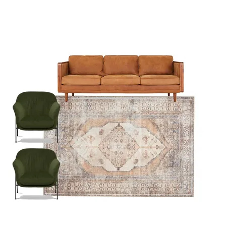 Vintage Mid-Century Modern Lounge Room Interior Design Mood Board by ponderhome on Style Sourcebook