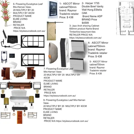 EDDIT MODERN HOUSE FF&E Interior Design Mood Board by PICASSA INTERIOR DESIGN INSPIRATIONS on Style Sourcebook