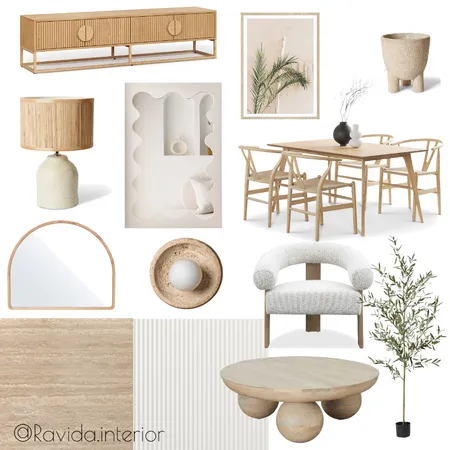 Japandi Moodboard - Ravida Interior Interior Design Mood Board by Ravida-interior on Style Sourcebook