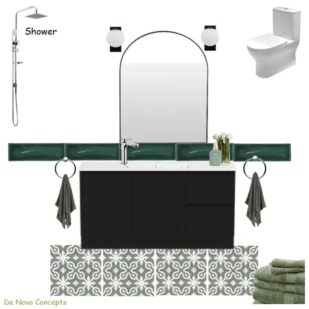 Jodies master bath Interior Design Mood Board by De Novo Concepts on Style Sourcebook