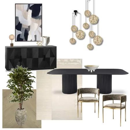 Luxe Dining Interior Design Mood Board by Manea Interior Design & Styling on Style Sourcebook