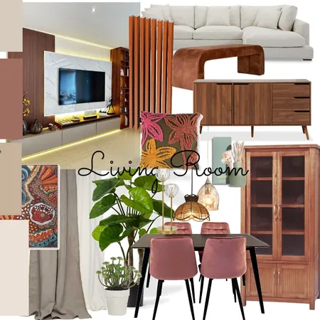 Living Room Interior Design Mood Board by ANUJA D on Style Sourcebook